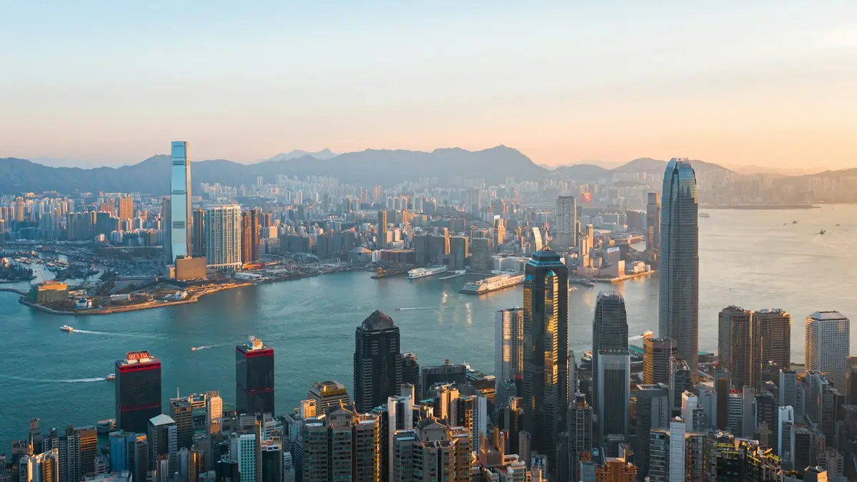 Vista de Hong Kong