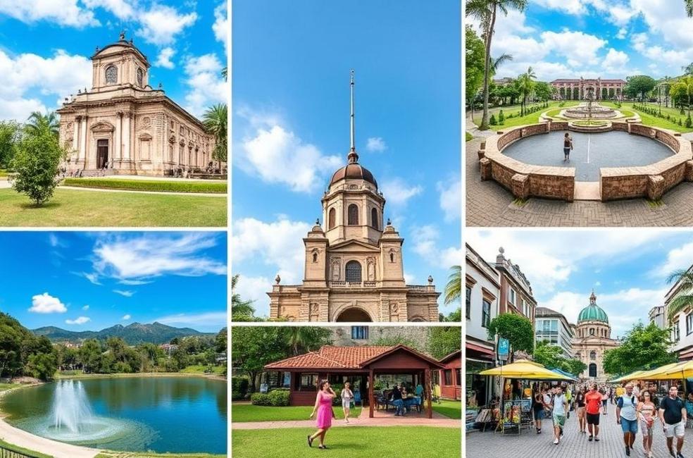 Atrações diversas em Belo Horizonte, refletindo a cultura e energia da cidade.