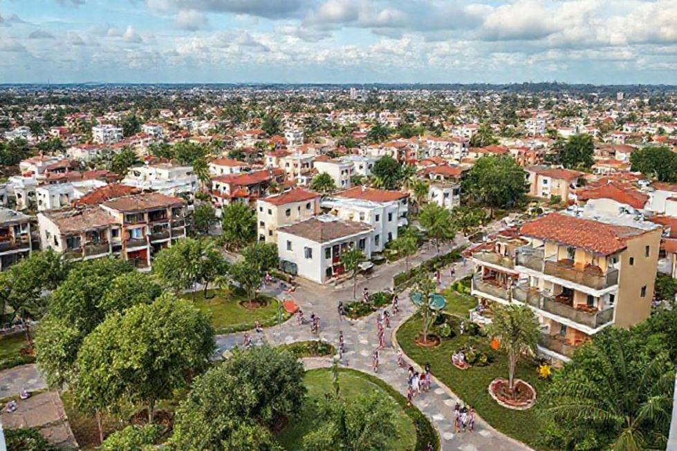 Vista de um bairro familiar em Fortaleza