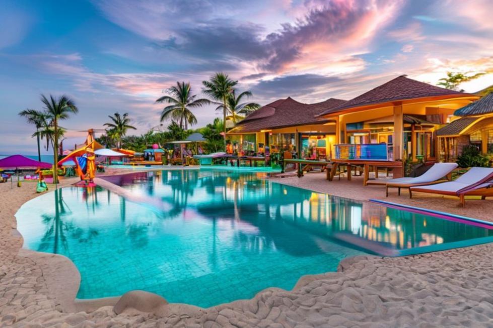 Resort de praia em Recife com infraestrutura para receber famílias e crianças.