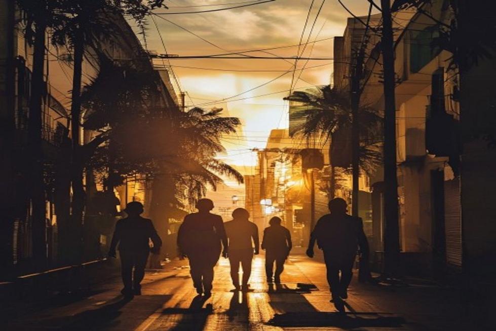 Turistas em Curitiba aproveitando a cidade.
