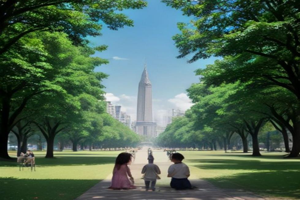 Família e casal desfrutando de um dia no parque em Buenos Aires